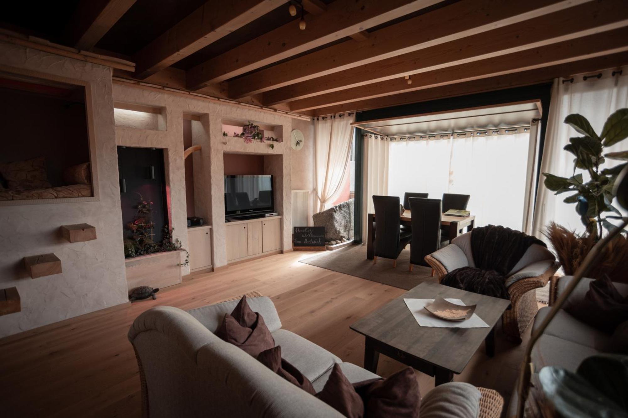 Suedlaendisches Chalet Mit Hauseigener Sauna 菲希塔赫 外观 照片